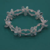 Jennifer Bracelet in Iridescent Clear with Shiny Finish