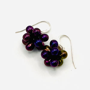 Tami Earrings in Shiny Purple