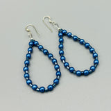 Nicolette Earrings in Pearl Blue