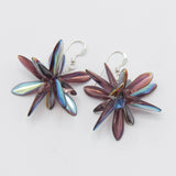 Laura Earrings in Purple Shine